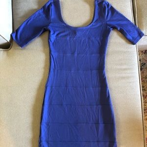 Navy bodycon dress